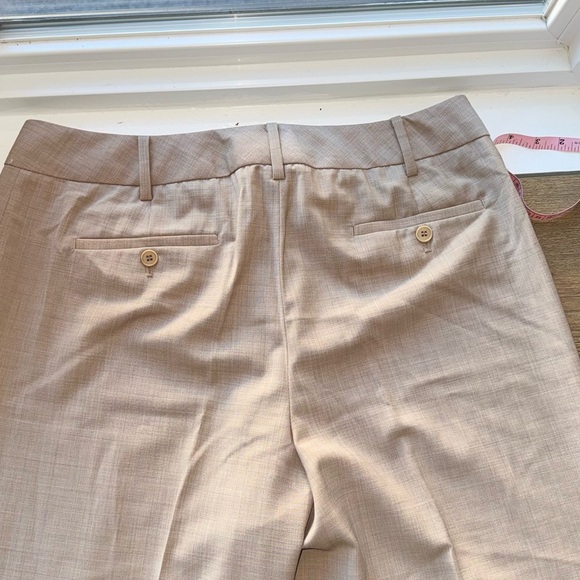 Talbots NWT Women’s Beige Wide-Leg Trousers Size 12 - Picture 2 of 8